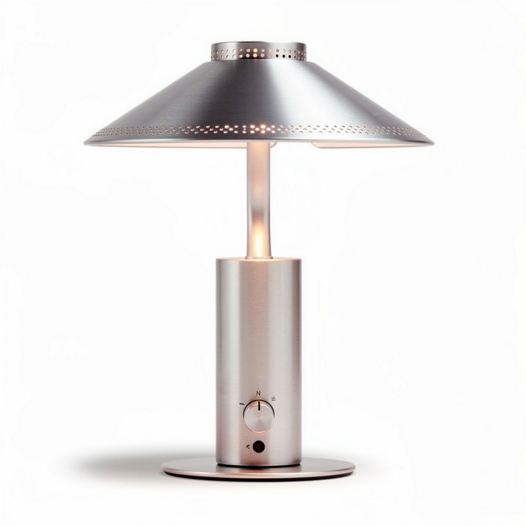 Metal table lamp with adjustable brightness 25 x 25 x 40cm